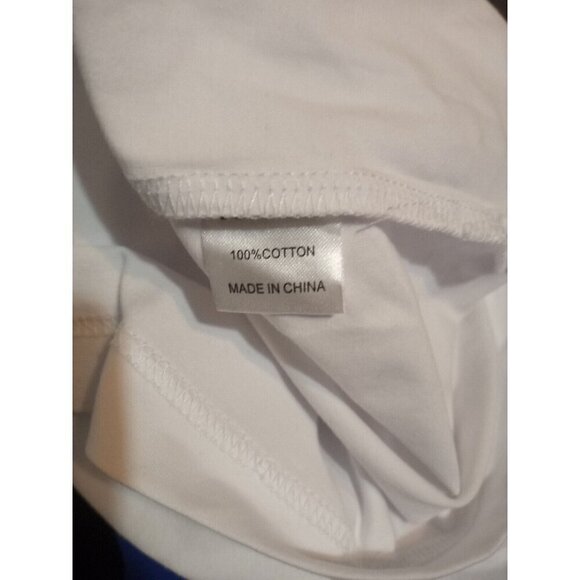 NWT Black Leaf Men's Casual T-Shirt MEDIUM M Brand New White Blue Short Sleeve - Picture 9 of 11